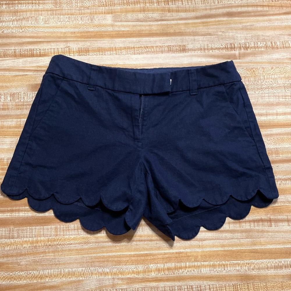J. Crew Navy Linen Shorts